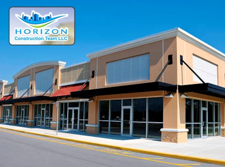 Retail shop renovation with modern storefront in Hinsdale Chicagoland area