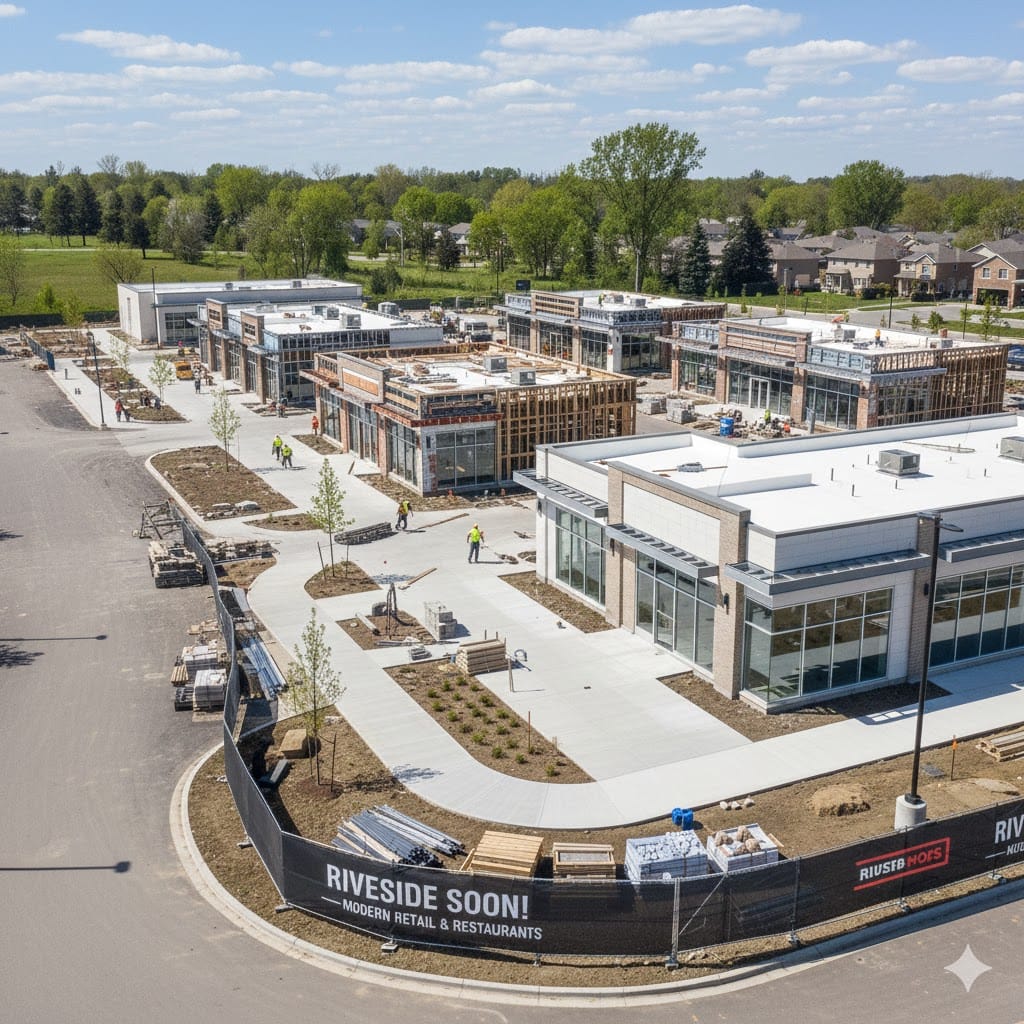 Bollingbrook Shopping Plaza construction