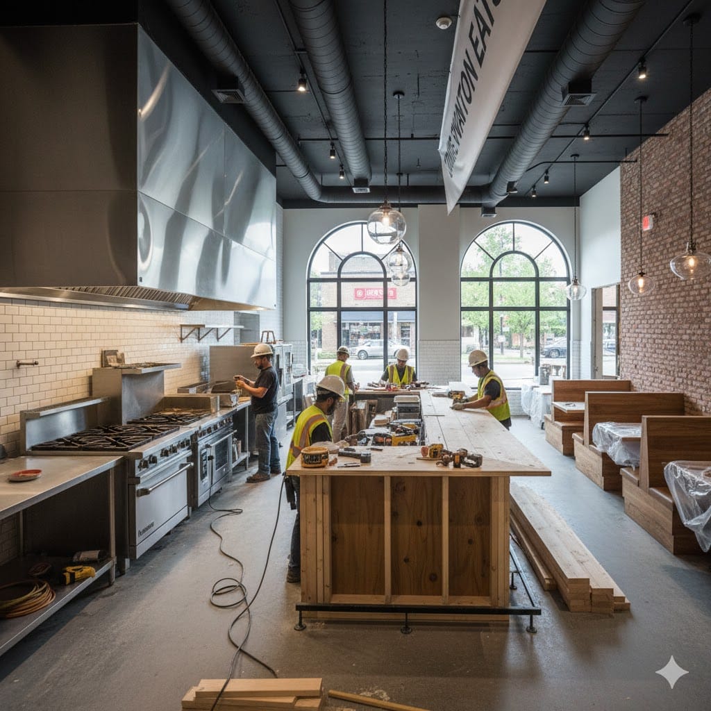 Restaurant Construction in Evanston Restaurant Construction in Evanston