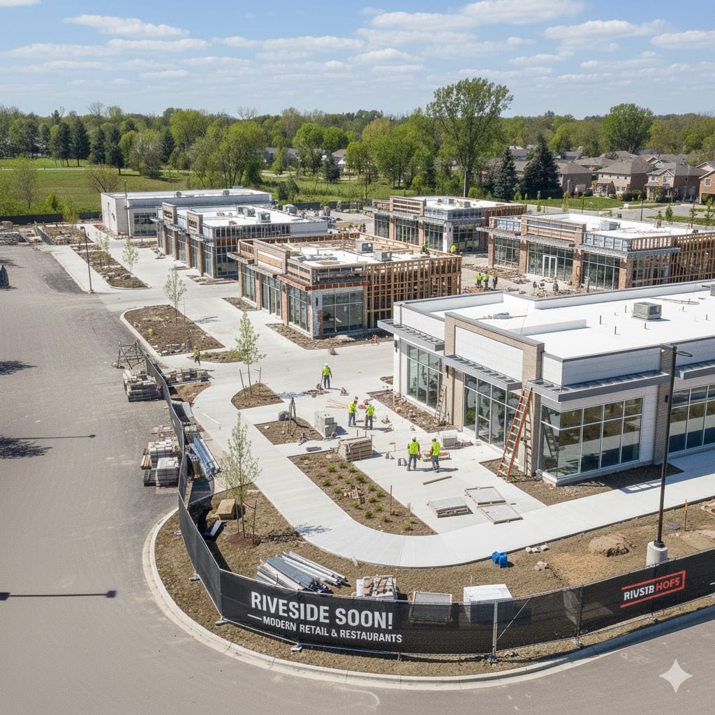 Shopping Plaza Construction in Aurora Shopping Plaza Construction in Aurora