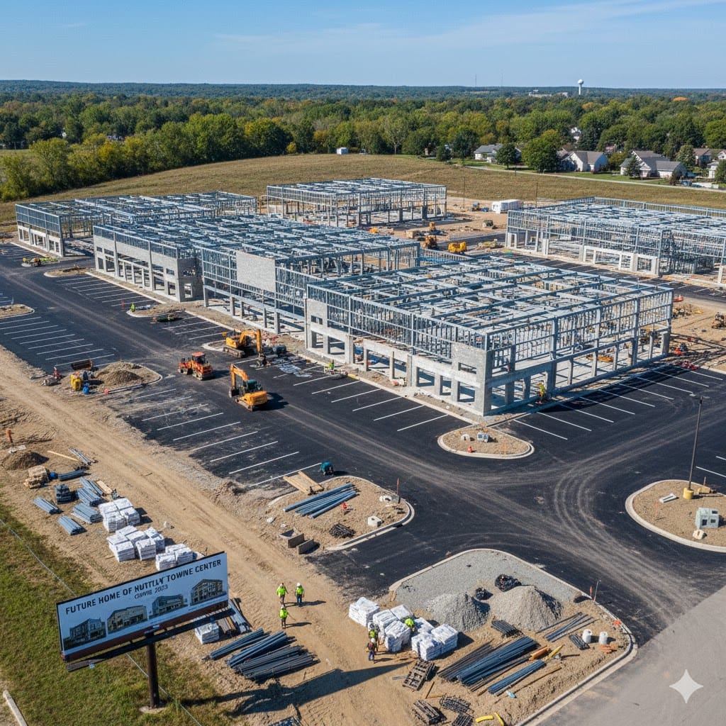 Shopping Plaza Construction in Huntley