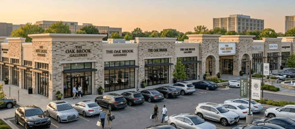 Investment-grade retail shopping plaza in Oak Brook Illinois Investment-grade retail shopping plaza in Oak Brook Illinois