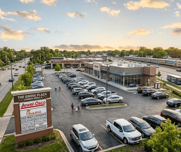Shopping plaza contractor in illinois