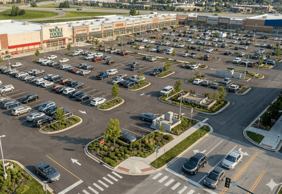 Parking Lot Design for Retail Shopping Centers