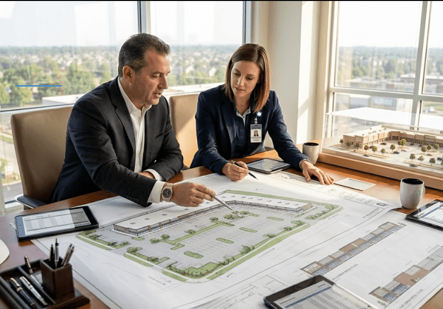 What Developers Look for When Hiring a Shopping Plaza Contractor