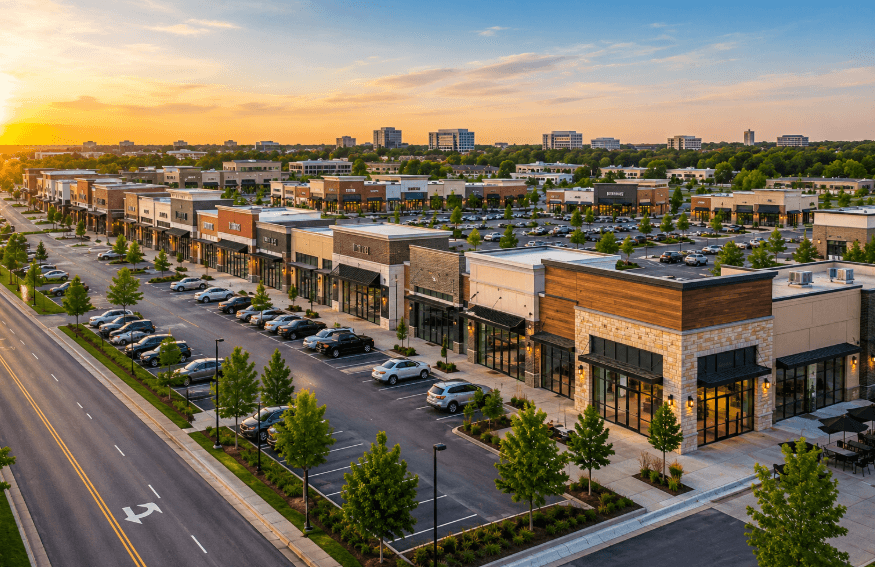 why are so many retail centers being built in Chicago suburbs