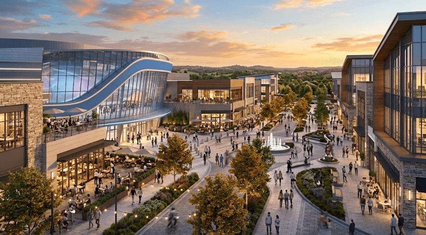 Aurora retail hub construction