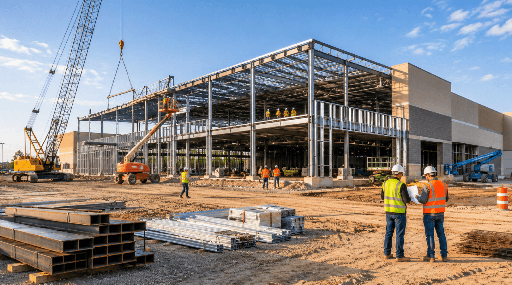 retail construction in Oakbrook