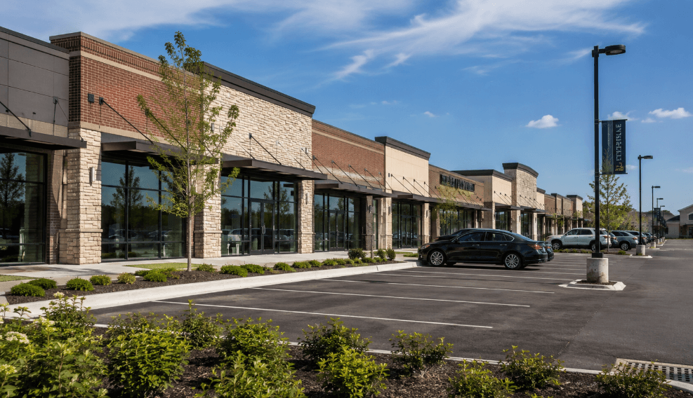 shopping plaza construction Naperville